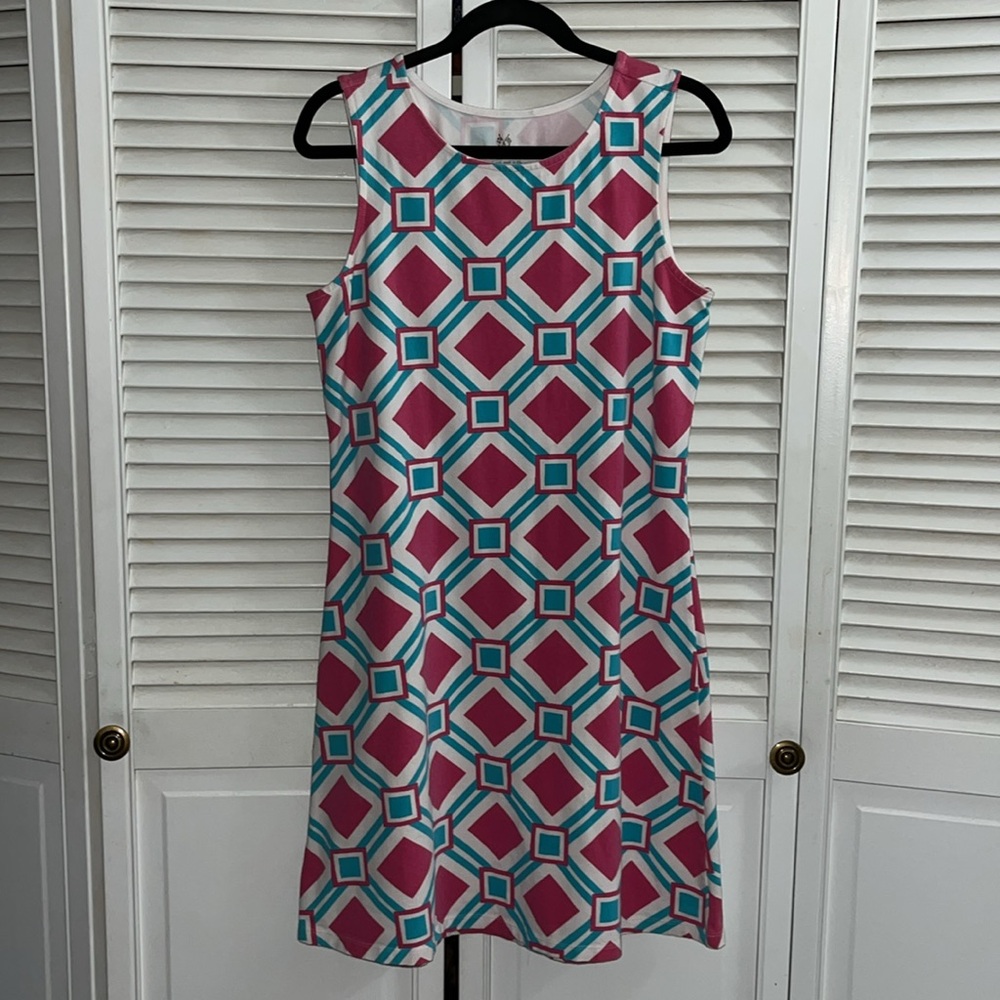 Mahi Gold Abstract knee length dress